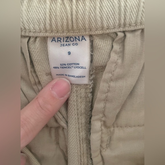 Womens Arizona Tan Pleated Loose Fit Wide Leg High Rise Skater New Trousers 9 - Picture 5 of 8